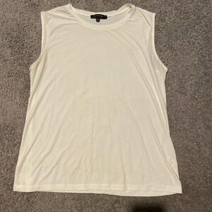 Banana Republic Women's White Sleeveless Tank